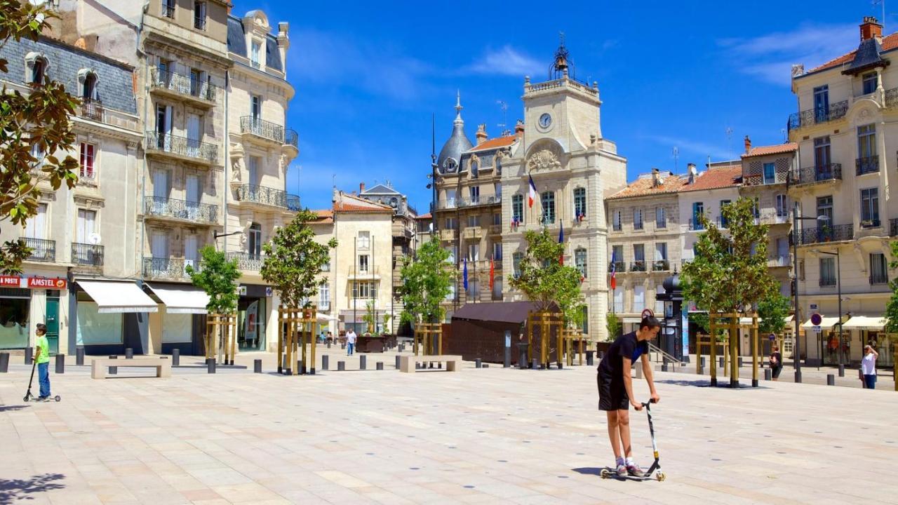 "La Cle Des Champs"-Meuble De Tourisme 3 Etoiles -Residence "Les Logis De Beziers"-Garage Optionnel-Coeur De Ville-Plages A 16Km ! מראה חיצוני תמונה